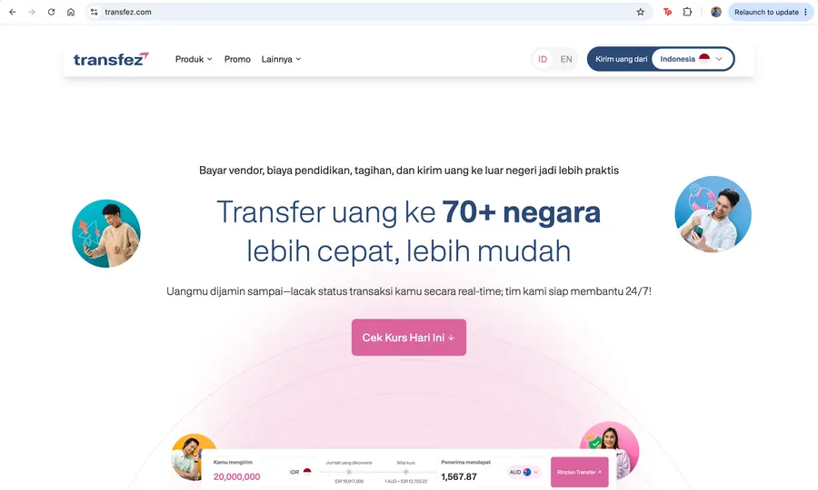 Transfez Website